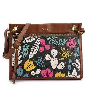 Fossil Violet Crossbody Bag